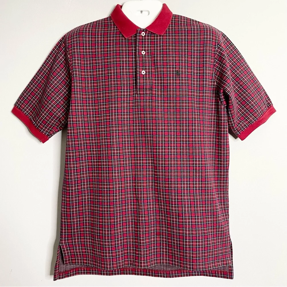 POLO GOLF by RALPH LAUREN Plaid Short Sleeve Polo Shirt